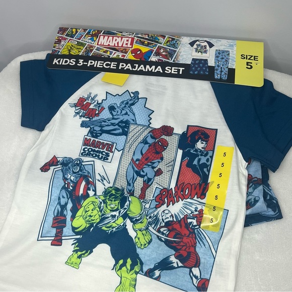 Character Kids' 3-piece Polyester Pajama Set

Marvel Avengers-Blue

Size 
5
6 - Picture 6 of 8